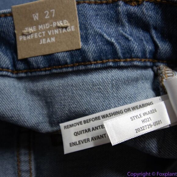 NEW Madewell The Mid-Rise Perfect Vintage‎ Jean in Enmore Wash, 27 - Picture 14 of 16